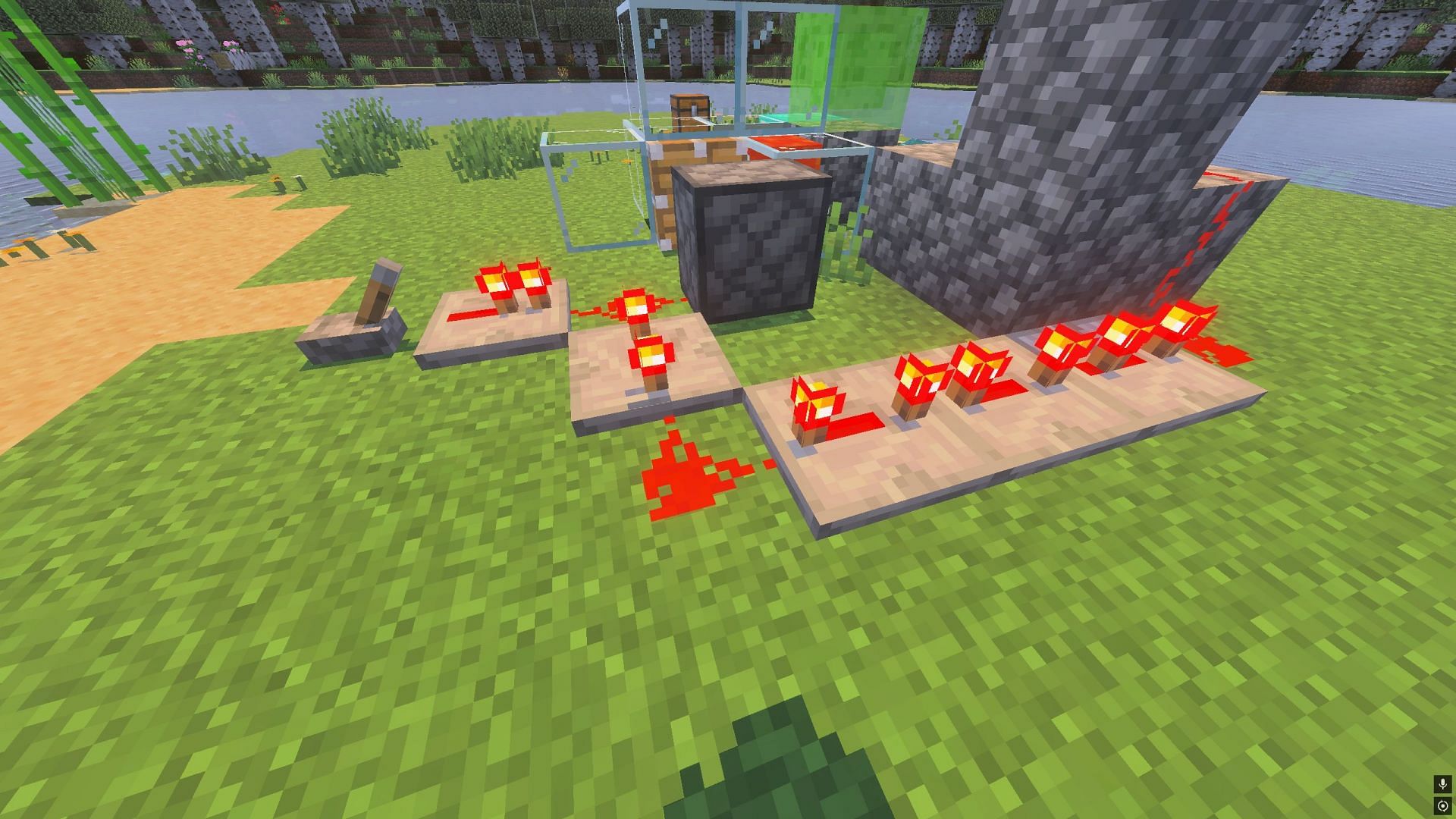 Redstone repeaters should be configured in a certain manner (Image via Sportskeeda Gaming || Mojang Studios)